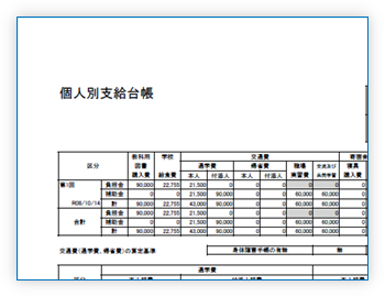 個人別支給台帳
